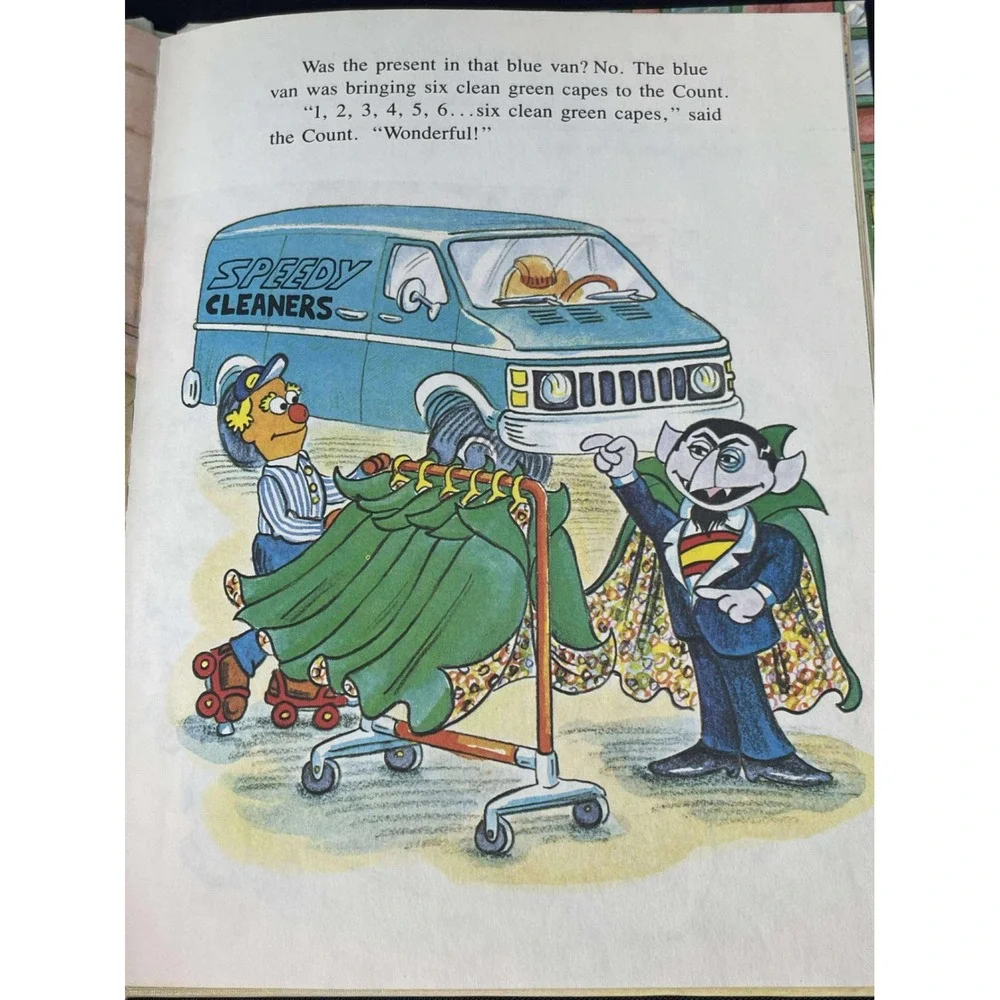 Sesame Street What Did You Bring Golden Press Book‎ Vintage